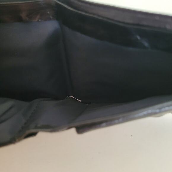 Dunhill Designer Mens Wallet Black Bifold Leather Folding Medium Logo Vintage - Picture 5 of 11